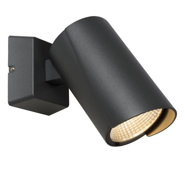 Lucide MANAL - Wall spotlight / Wall light Indoor/Outdoor - LED - 1x13W 3000K - IP65 - Anthracite - detail 1